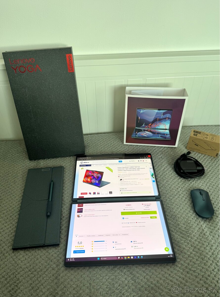 Nový Lenovo Yoga Book 9 13IMU9 2X OLED dispej- 34m. záruka - 7