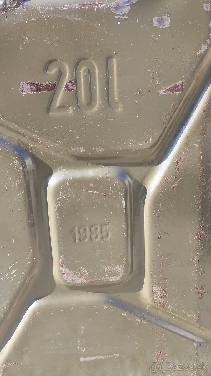 Plechové kanistre (bandasky) - 7