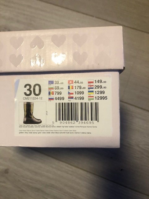 Dievcenske cizmicky - NOVEE NENOSENE vel. 30 - 7