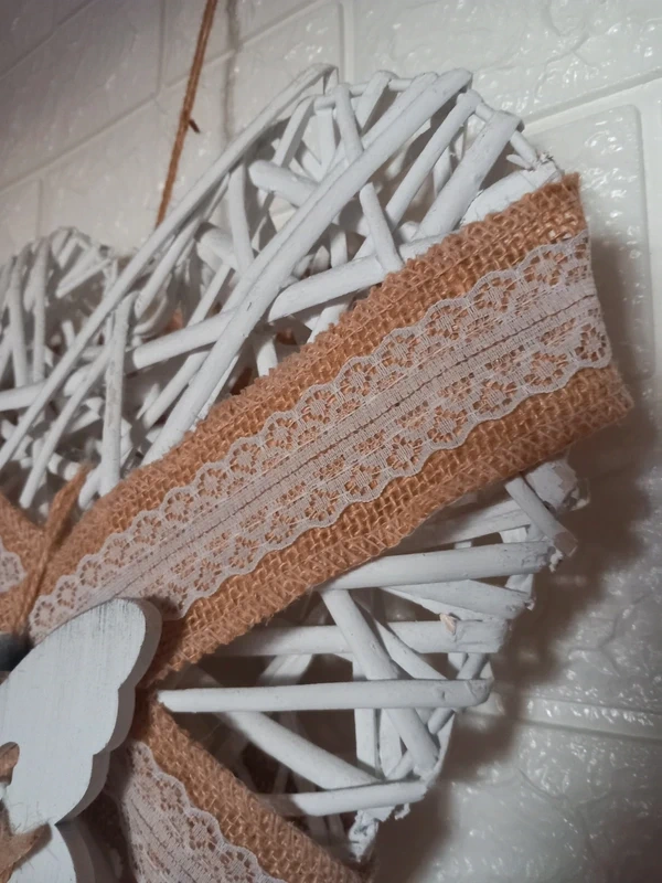 Staršie závesné veľké vypuklé srdce 40x30 cm - 7