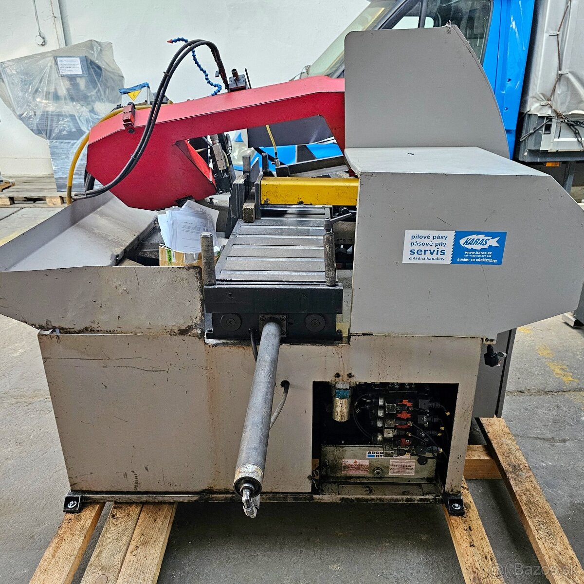 BOMAR AUTOMATICKÁ PÁSOVÁ PILA NA KOV ERGONOMIC 290.250 GANC - 7