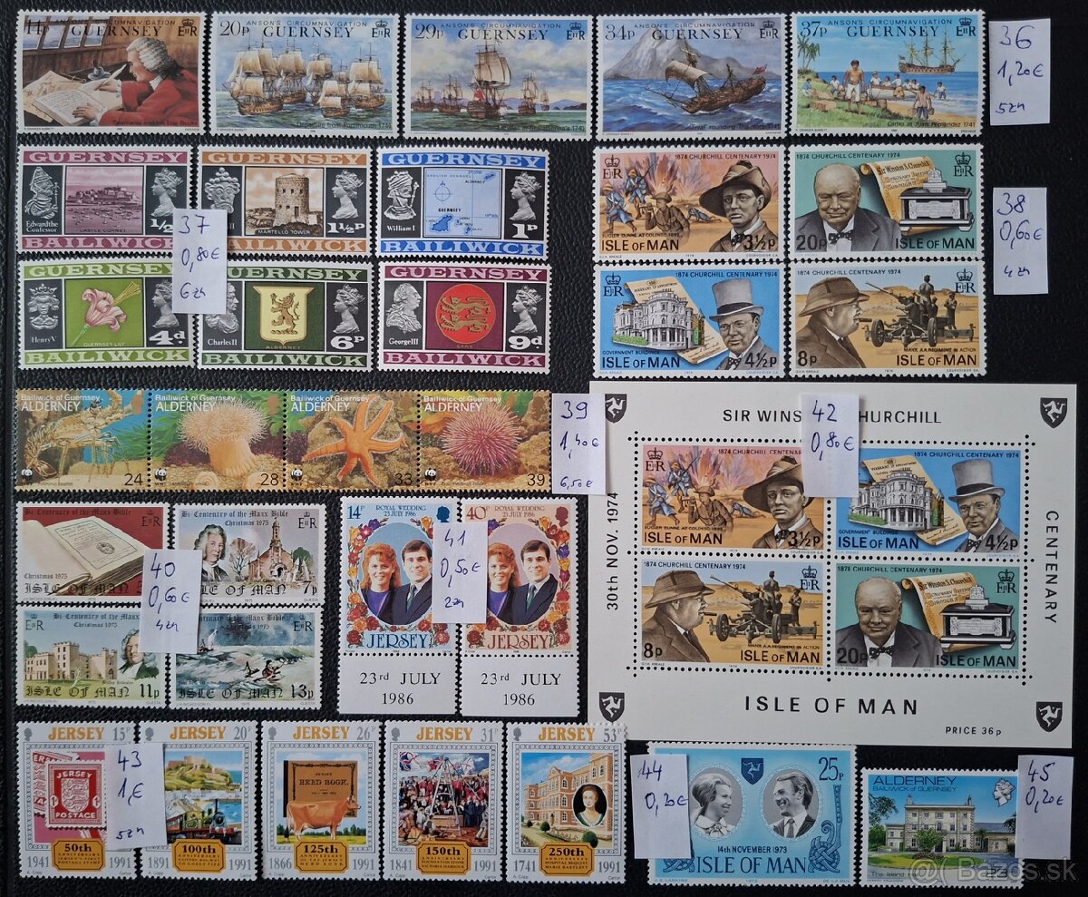 Postove znamky 10 (109poloziek) - 7