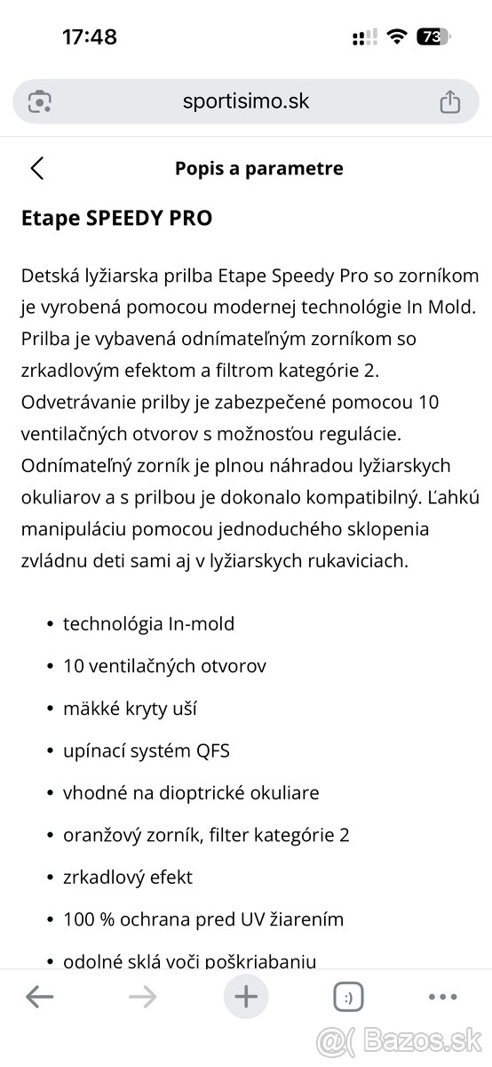 Lyžiarska prilba 53-55cm - 7