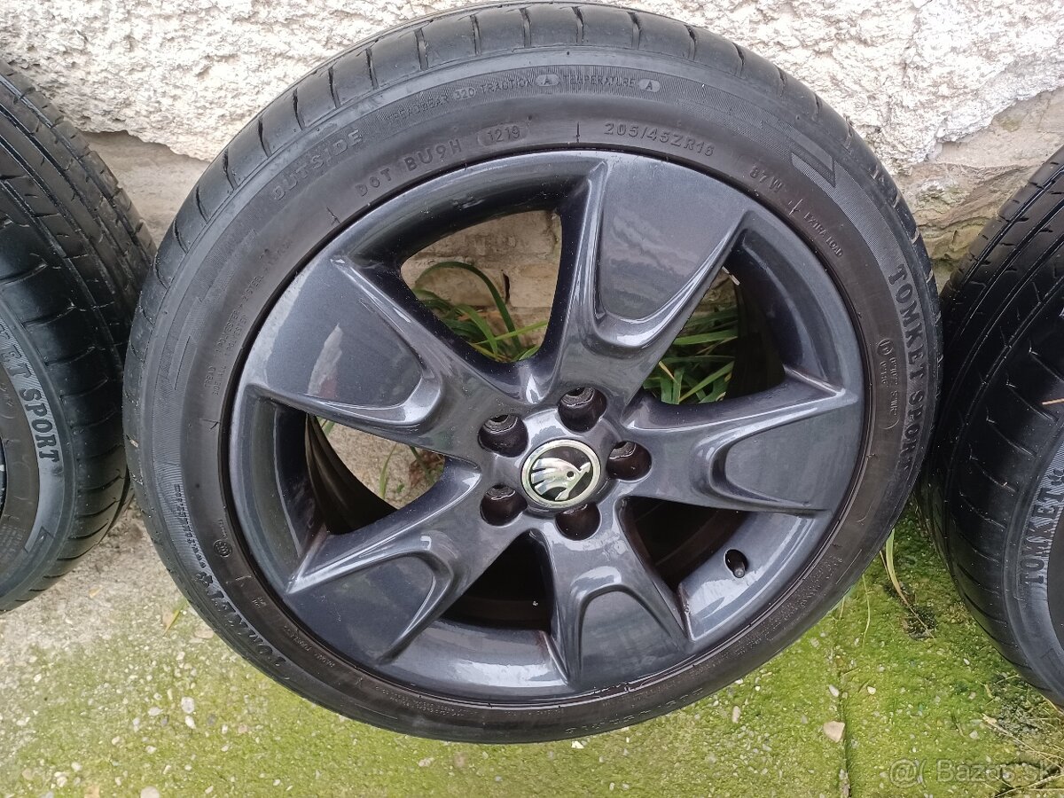 PREDAM HLINIKOVE ŠKODA ORG DISKY LETNE R16 5×100 - 7