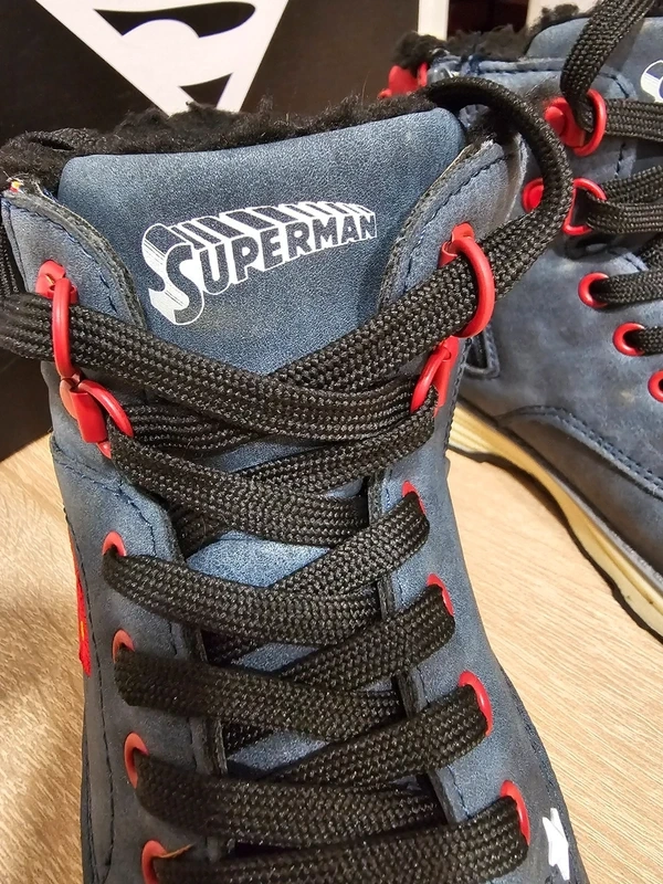 Zimné detské topánky Superman, veľ. 35 - 7