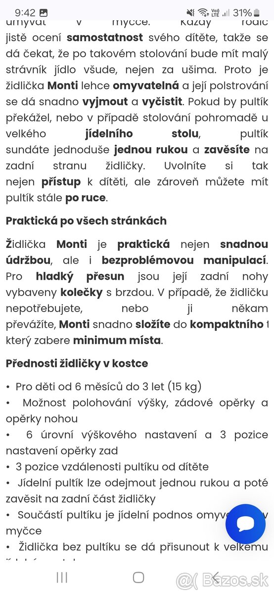 Detska stolicka zopa - 7