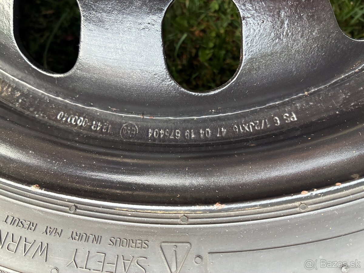 Continental WinterContact 205/60 R16 – 1 sezóna, disky v cen - 7