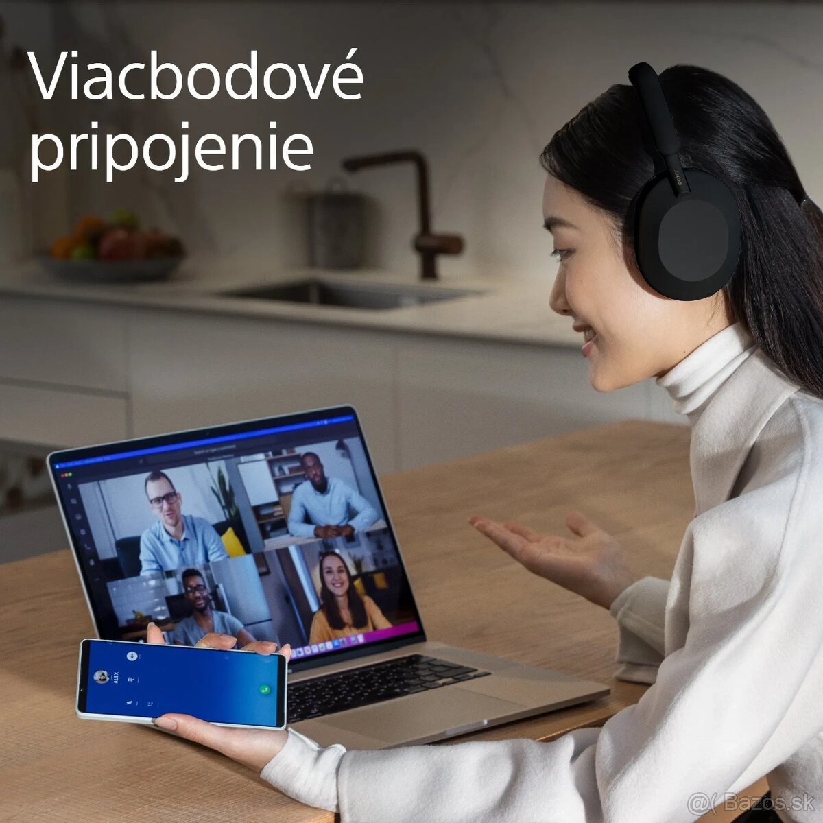 Sony WH-1000XM5 v záruke s kompletným balením TOP stav - 7