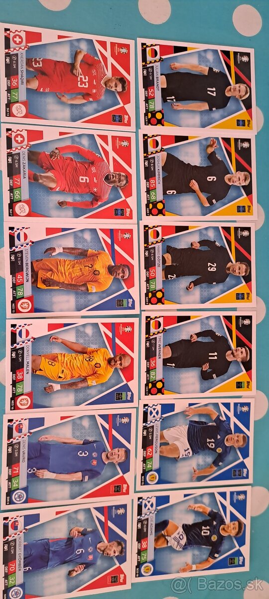 Kartičky Euro 2024 - 7