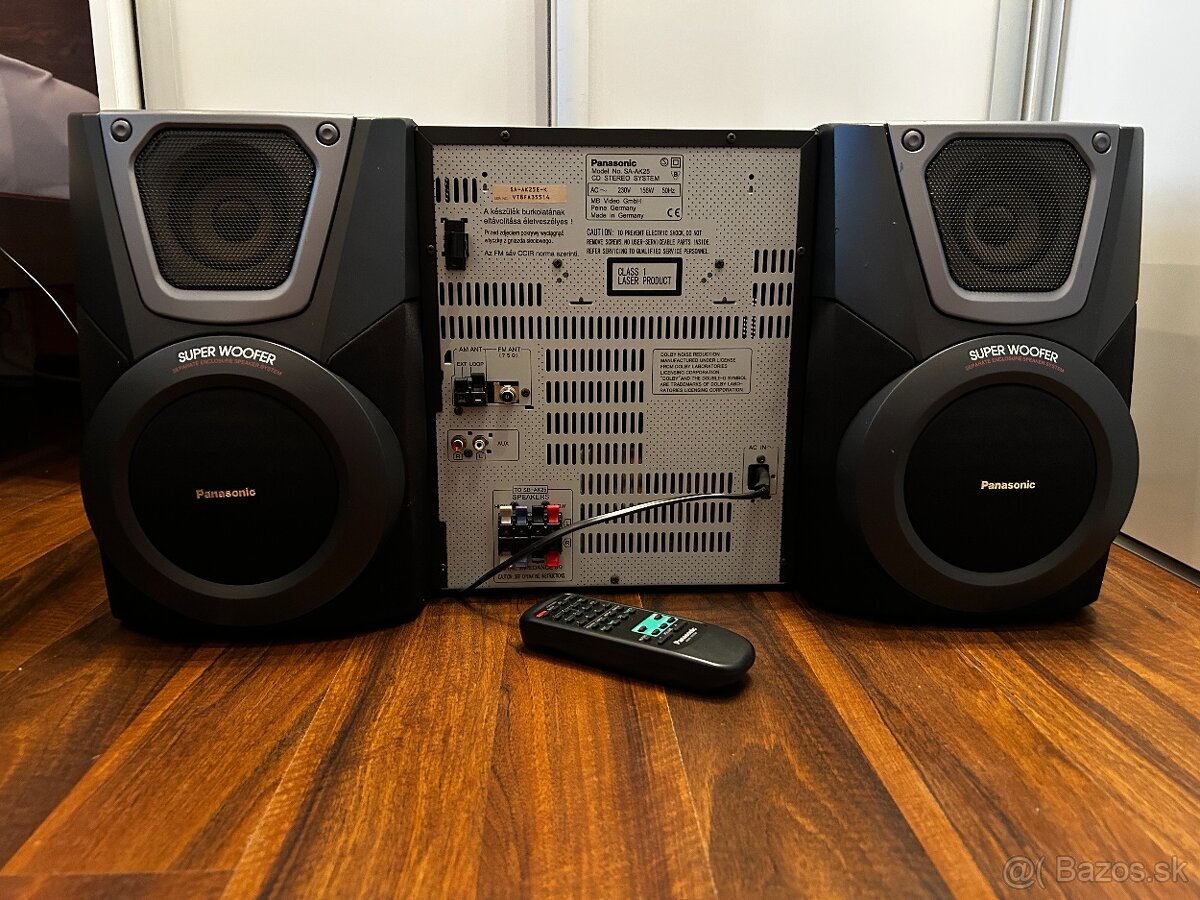 Predám hi-fi vežu PANASONIC SA-AK25 - 7