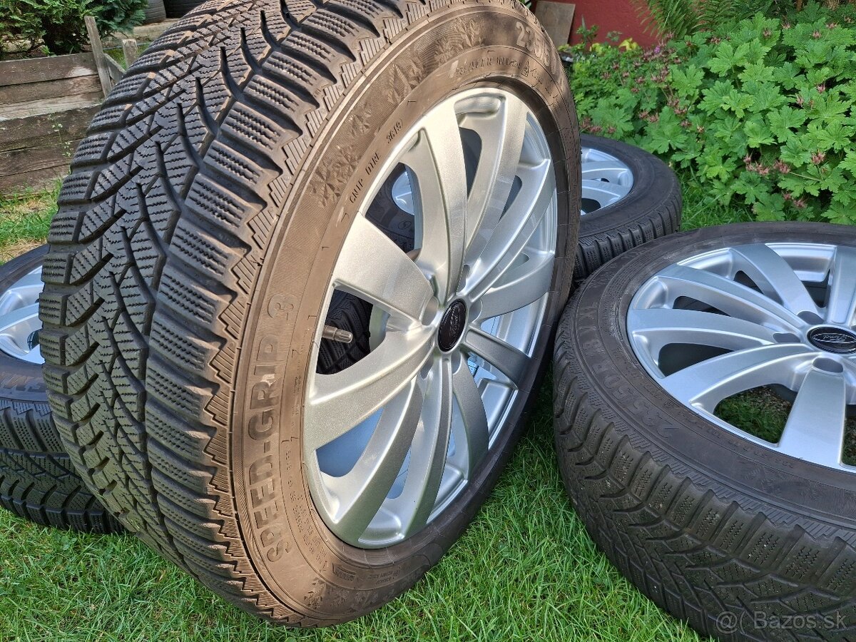 18" ALU 5x108 nové + zimné 235/50 r18 8mm TOP SADA - 7