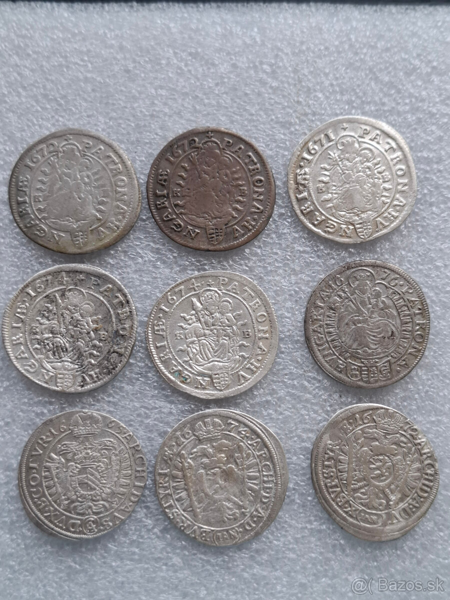 Mince Leopold I. Habsburgsky 1658 – 1705 - 7