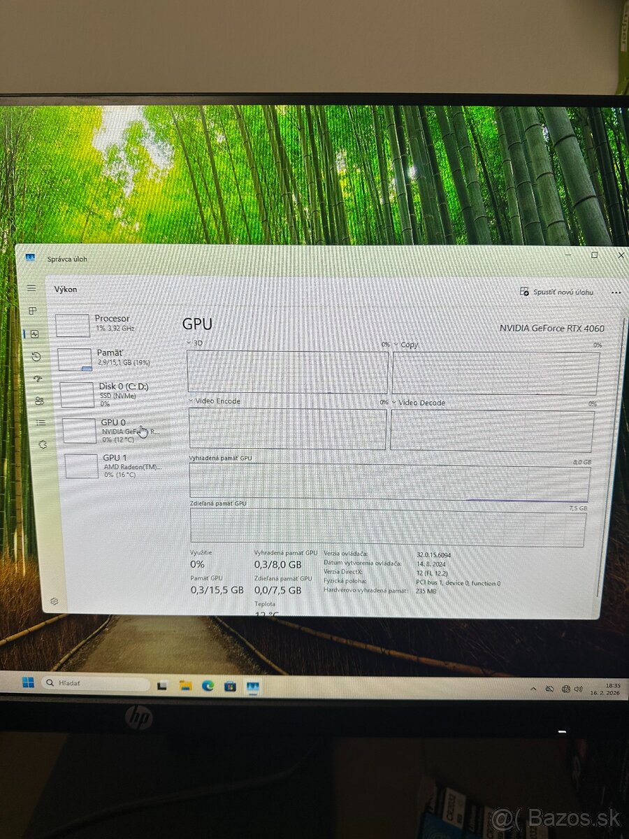 Ryzen 5 9600x / RTX 4060 / 16GB RAM DDR5 - 7