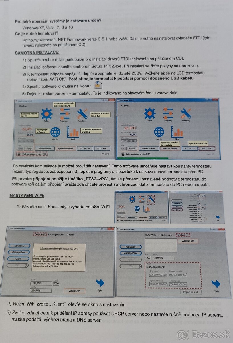 Elektrobock PT32 WIFI izbovy termostat - 7
