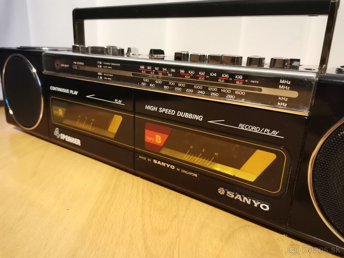 RÁDIOMAGNETOFON SANYO M-WS400L - 7