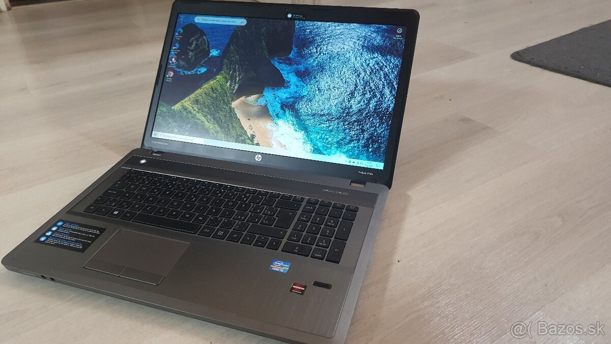 Hp Probook 4740,17.3LED, vlastná 2gb grafika,Nová baterka - 7
