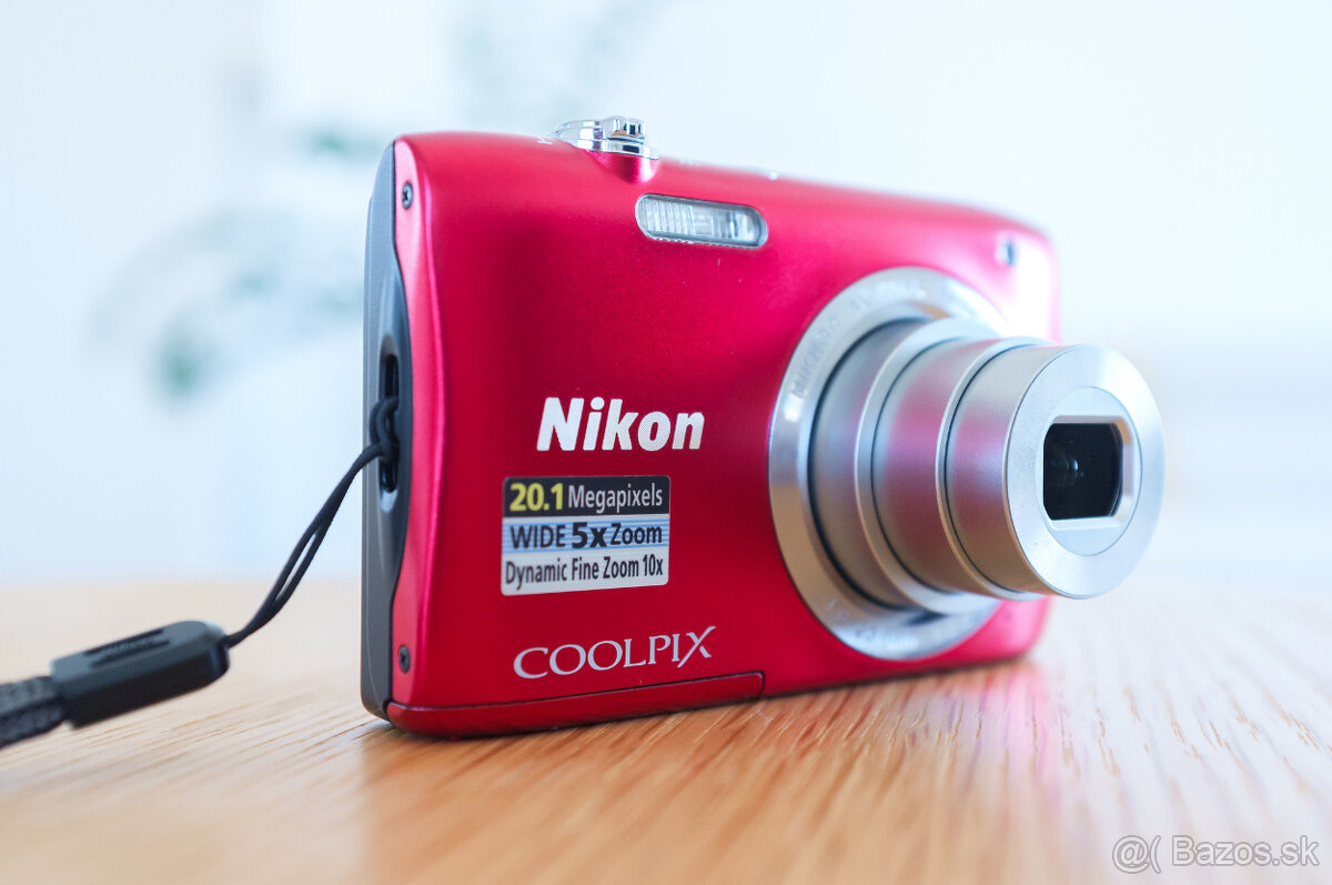 Nikon Coolpix S2900 červený - 7