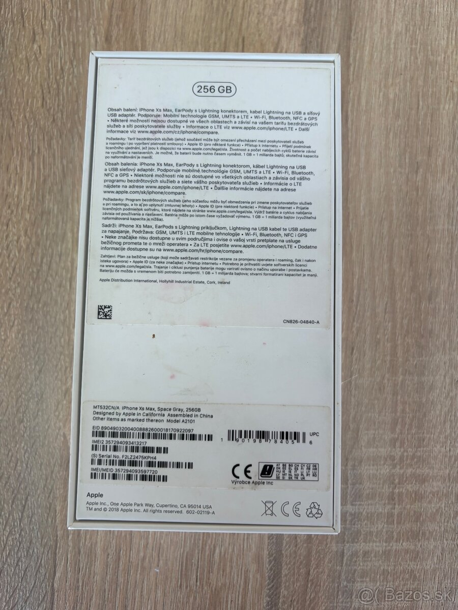 📱 Predám iPhone Xs Max 256GB – Space Gray - 7