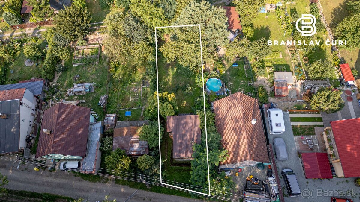 Predaj, záhradny pozemok 528 m2 s chatkou, Šemša - 7