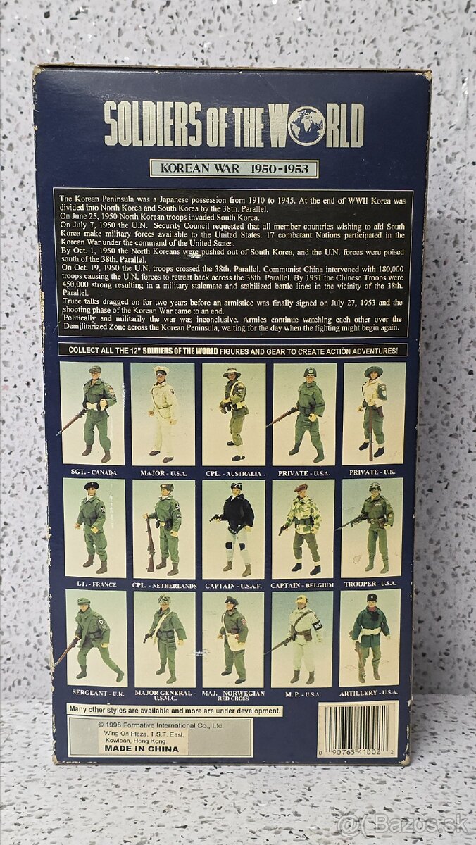 Akčnú figúrka "Soldiers of the World" z Korean War 1950-19 - 7
