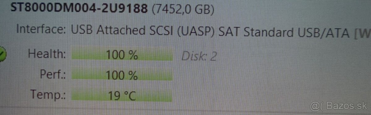 Harddisk Seagate BarraCuda 8TB HDD SATA 100% stav - 7