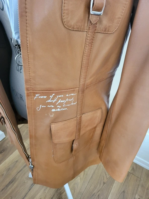 Kožená bunda dámska - 7