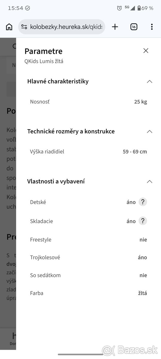 Detská trojkolesová kolobežka - 7