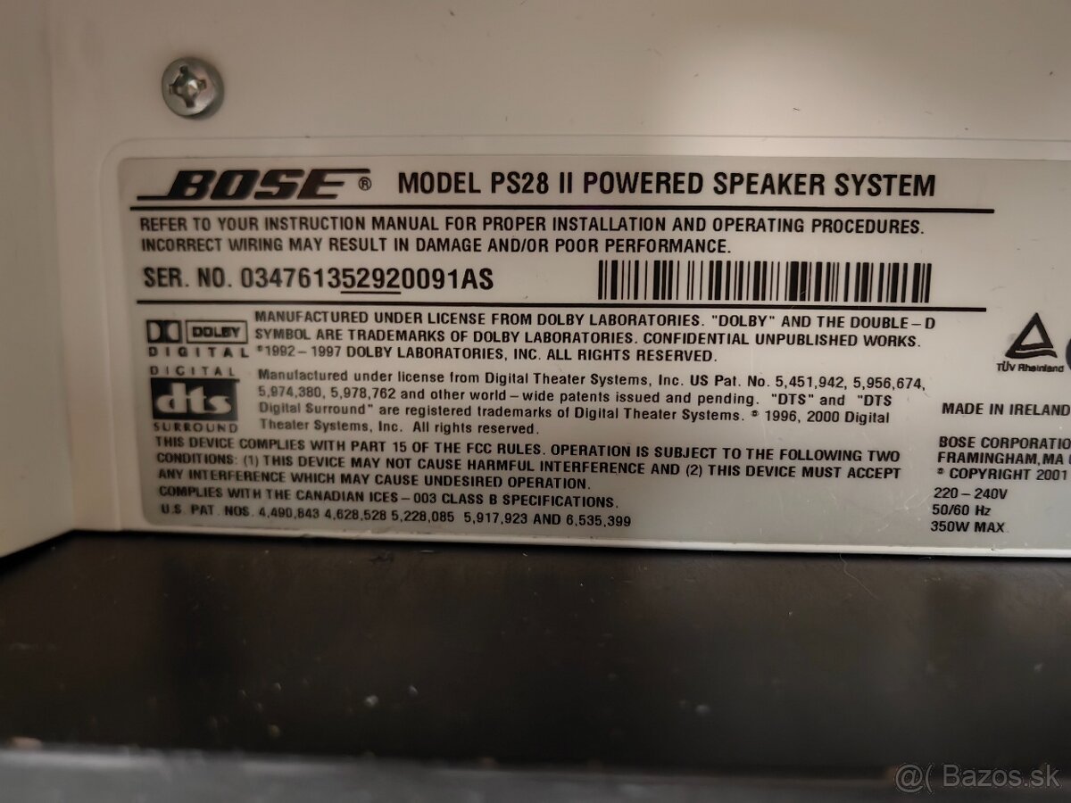 subwoofer Bose PS28 - 7