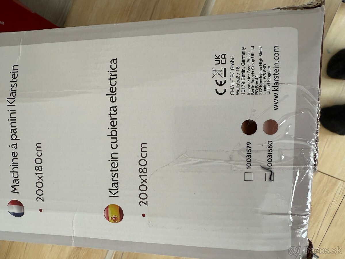 Klarstein Dr. Watson XXL vyhrievacia deka - 7