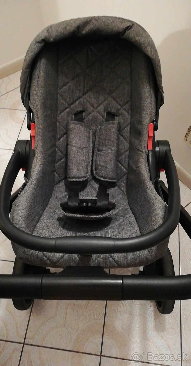 Šedý kočík 3v1 - 7