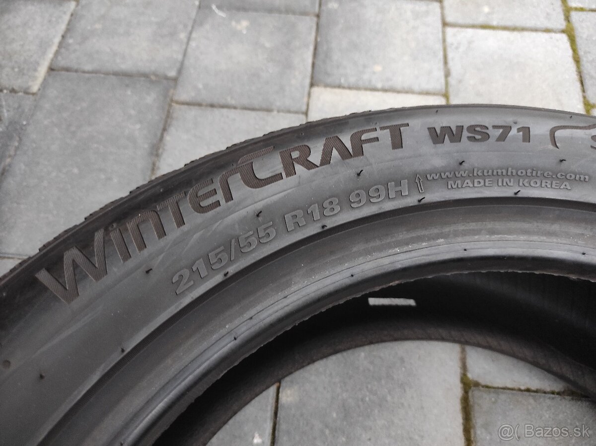 Zimné pneumatiky 215/55 R18 Kumho - 7