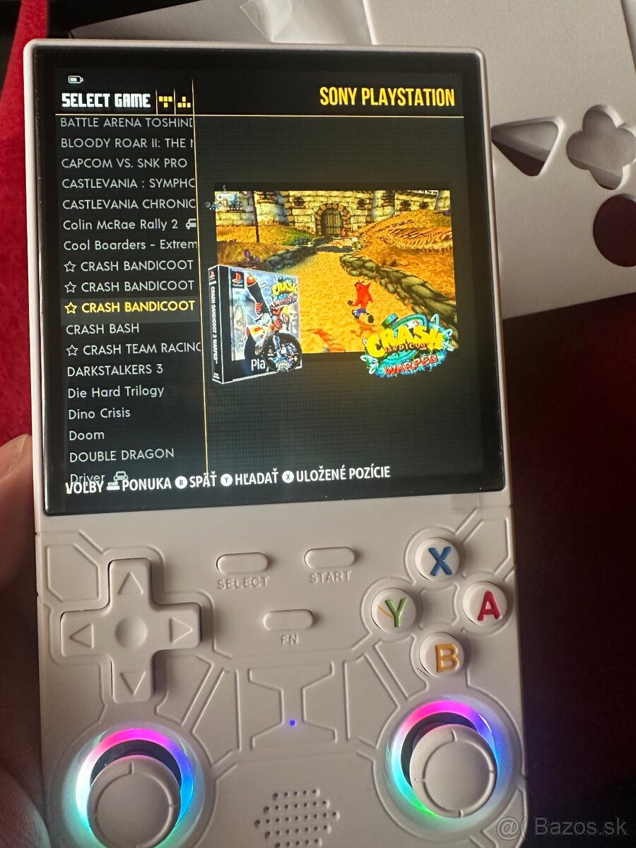 Retro herná konzola R36 Ultra -sk menu - 7