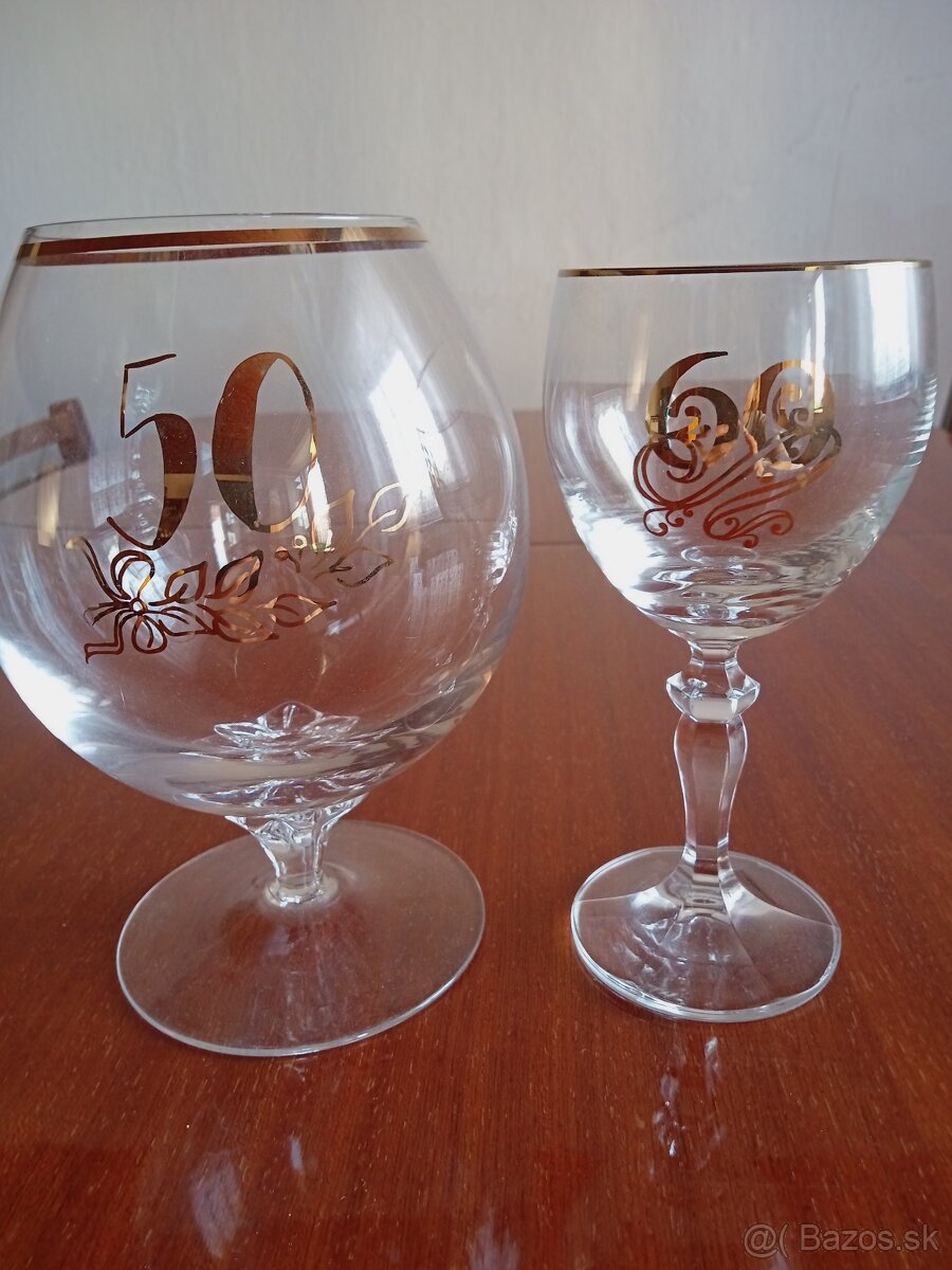 Poháre sklenené - 7