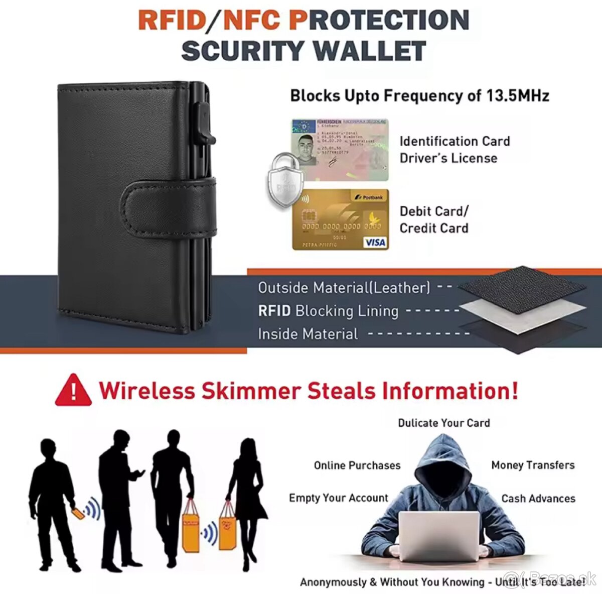 Mini peňaženka na karty - 7