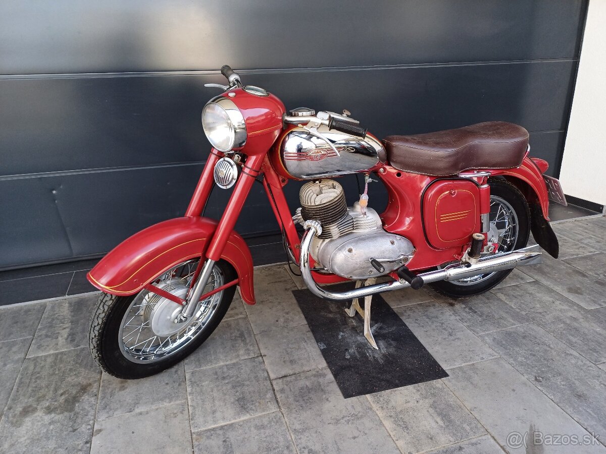 Jawa 250/353 kývačka s TP - 7