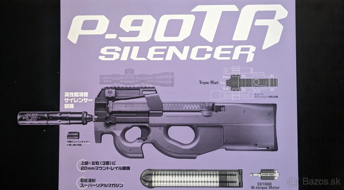 TM FN P-90 TR w/ silencer AEG, nová - 7