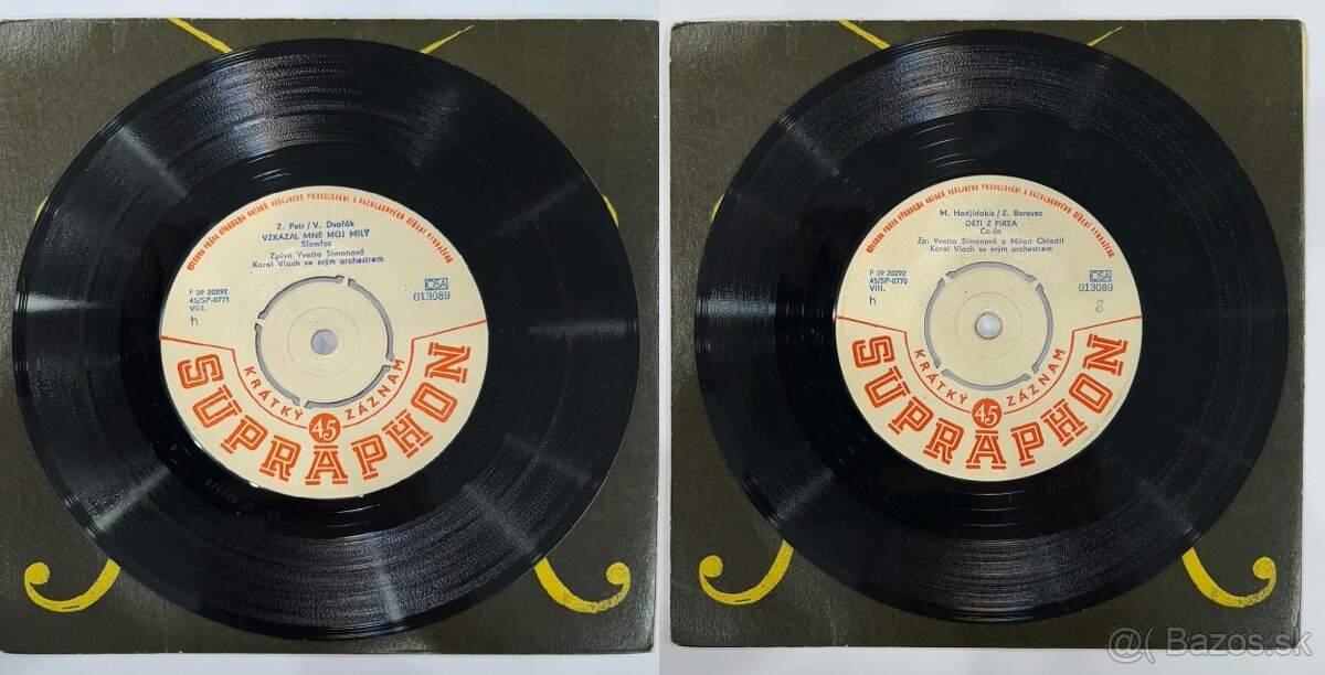 LP platne - SUPRAPHON - 7