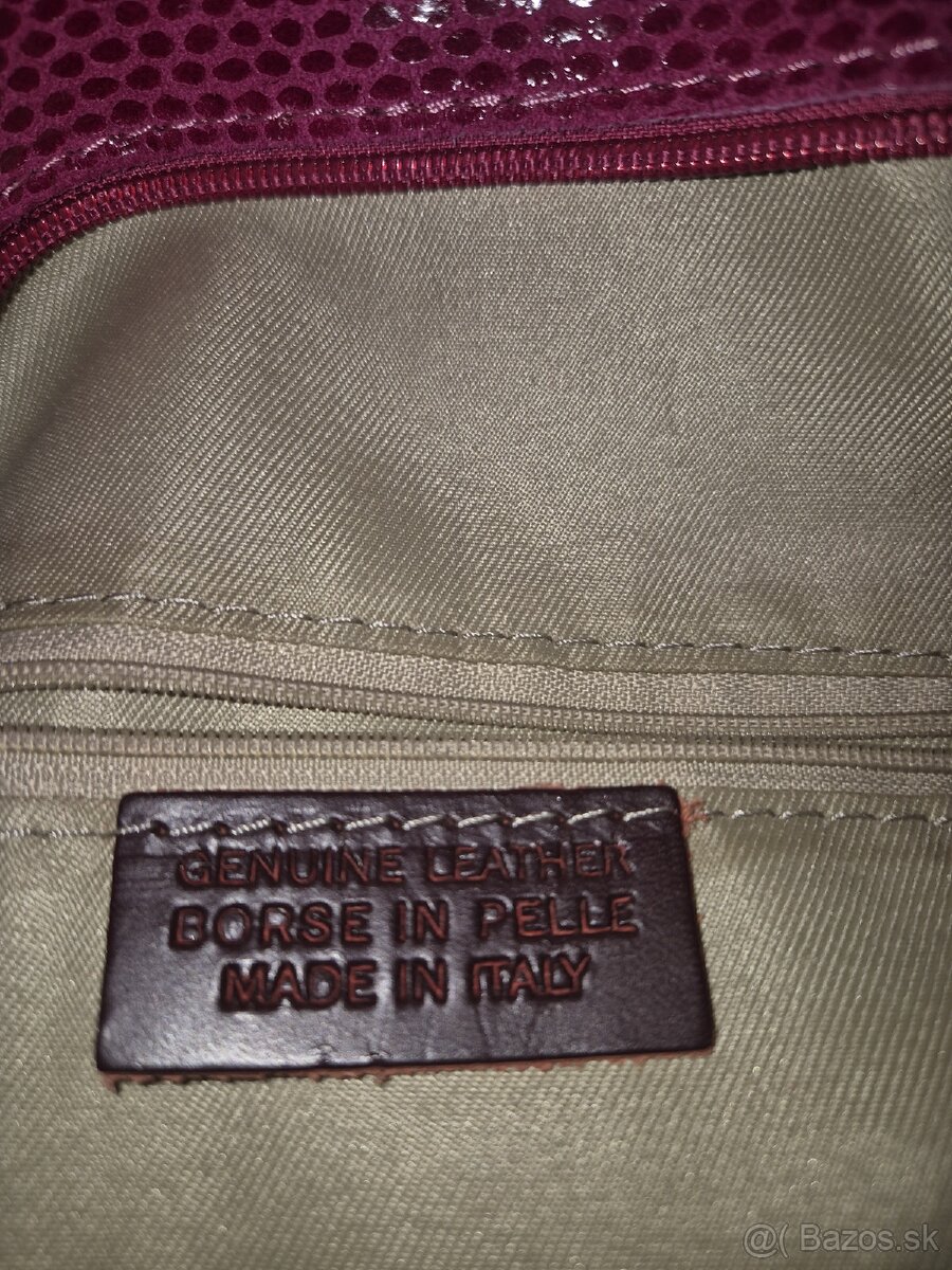 KOŽENÁ TALIANSKA KABELKA - 7