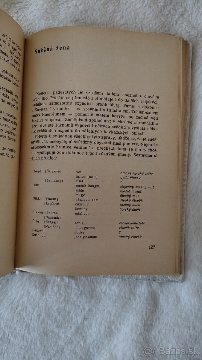 Arnošt Černík-Tajemství sněžného člověka.
- 7