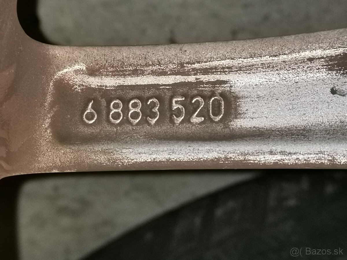 BMW 3 (G20) - originál 17" alu s letnými pneu 6+mm DOT 22 - 7