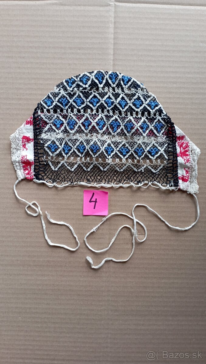 Ľudové čepce... súčasť kroja... - 7