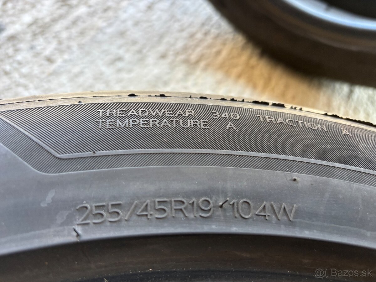 255/45 R19 4x Letne pneu - 7