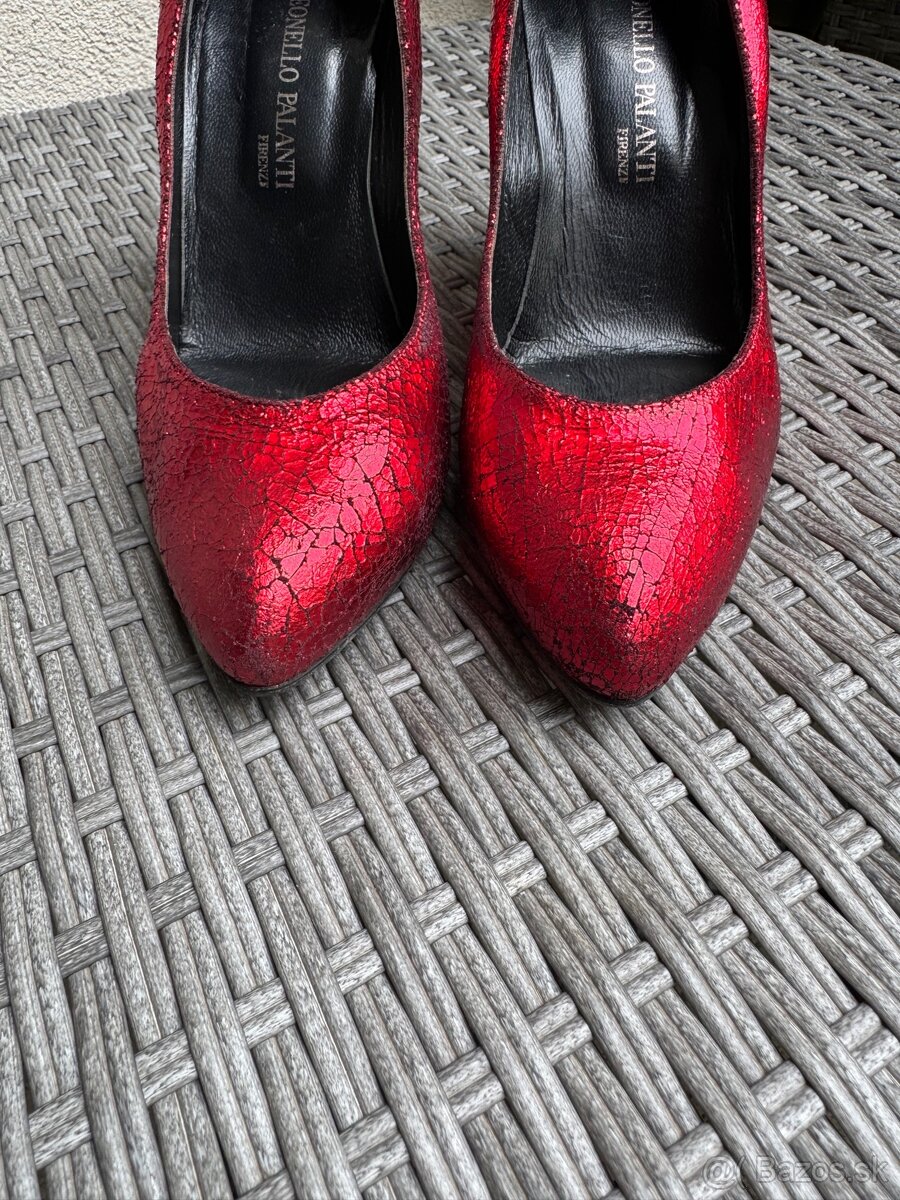 Dámske topanky na podpätku Leonello Palanti - 7