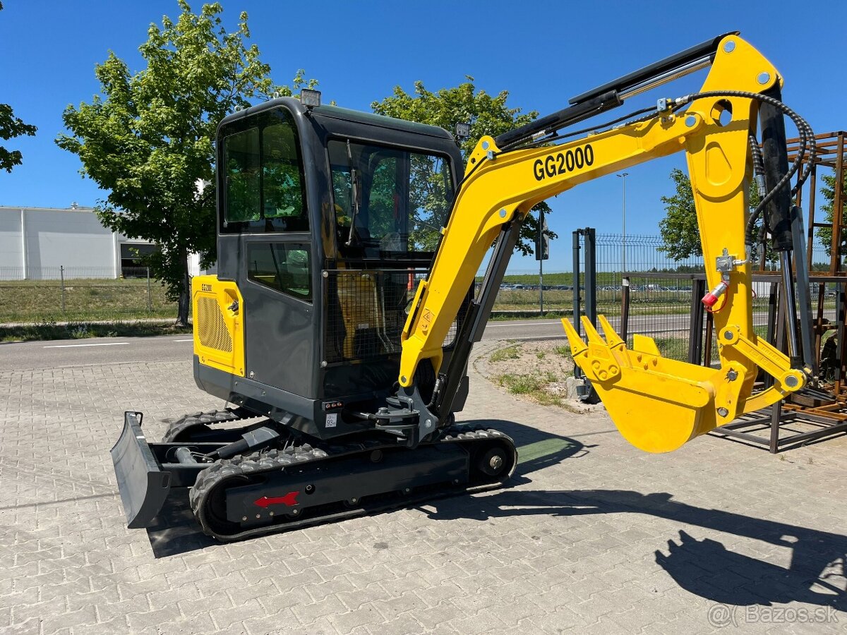 Minibáger GG2000CAB Koncoročná AKCIA + Dovoz GRÁTIS - 7