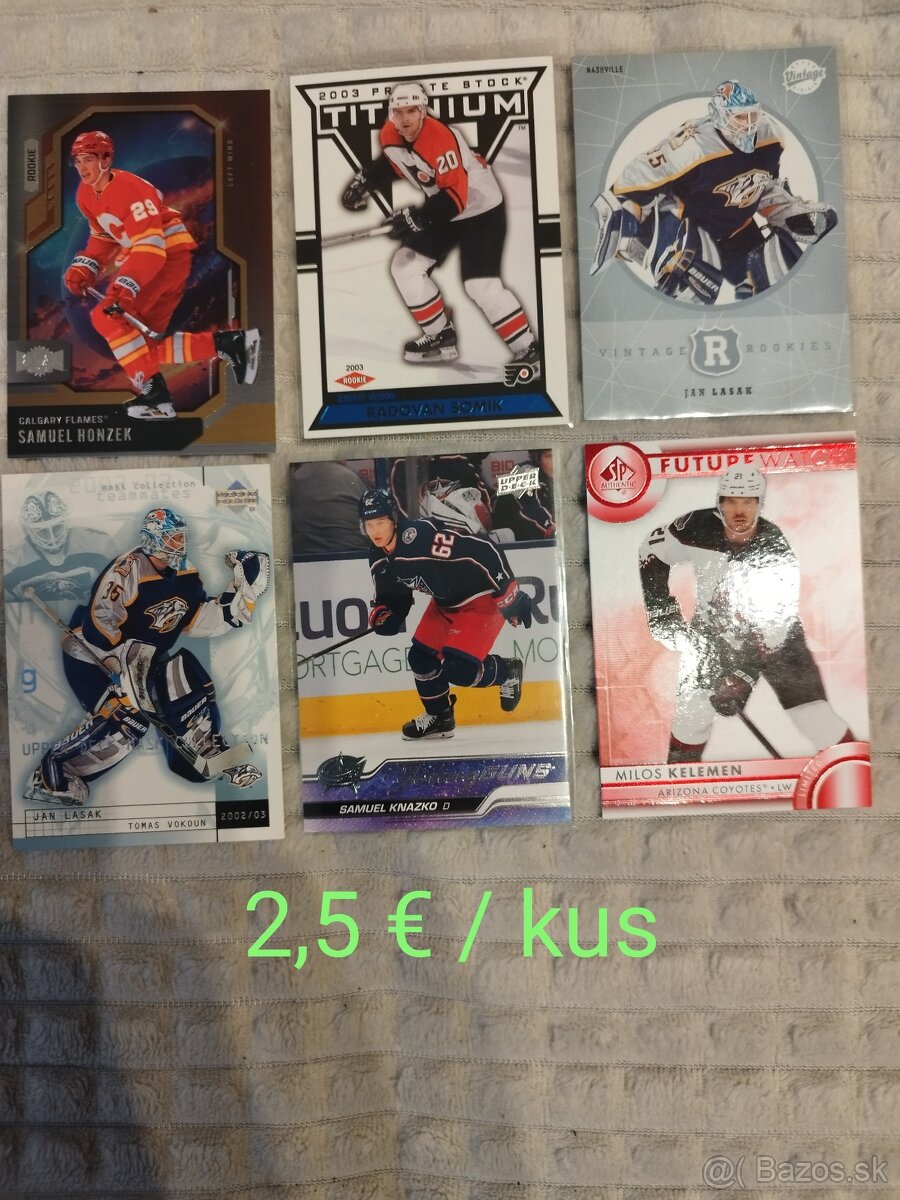 Hokejove karty karticky slovaci v NHL - 7