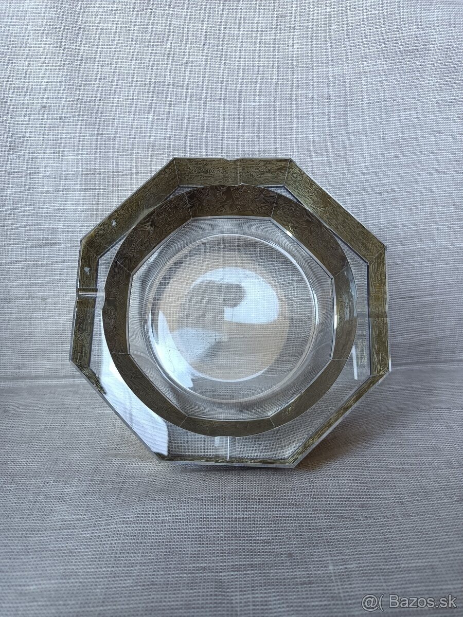 Moser popolník art deco - 7