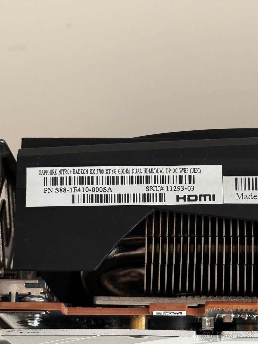 Sapphire Radeon RX 5700XT - Nitro 8GB - 7