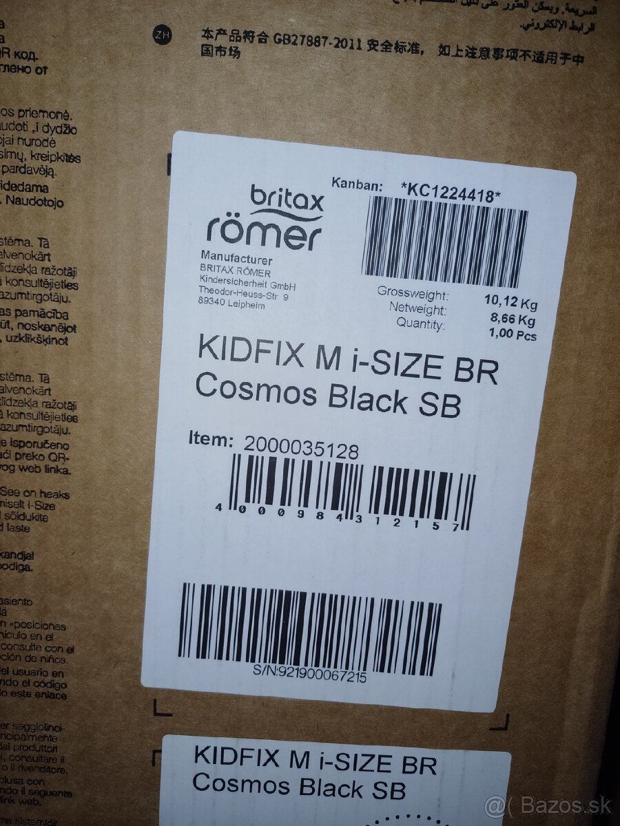 Britax Romer KIDFIX M i-Size, 100-150 cm 15-36 kg - 7