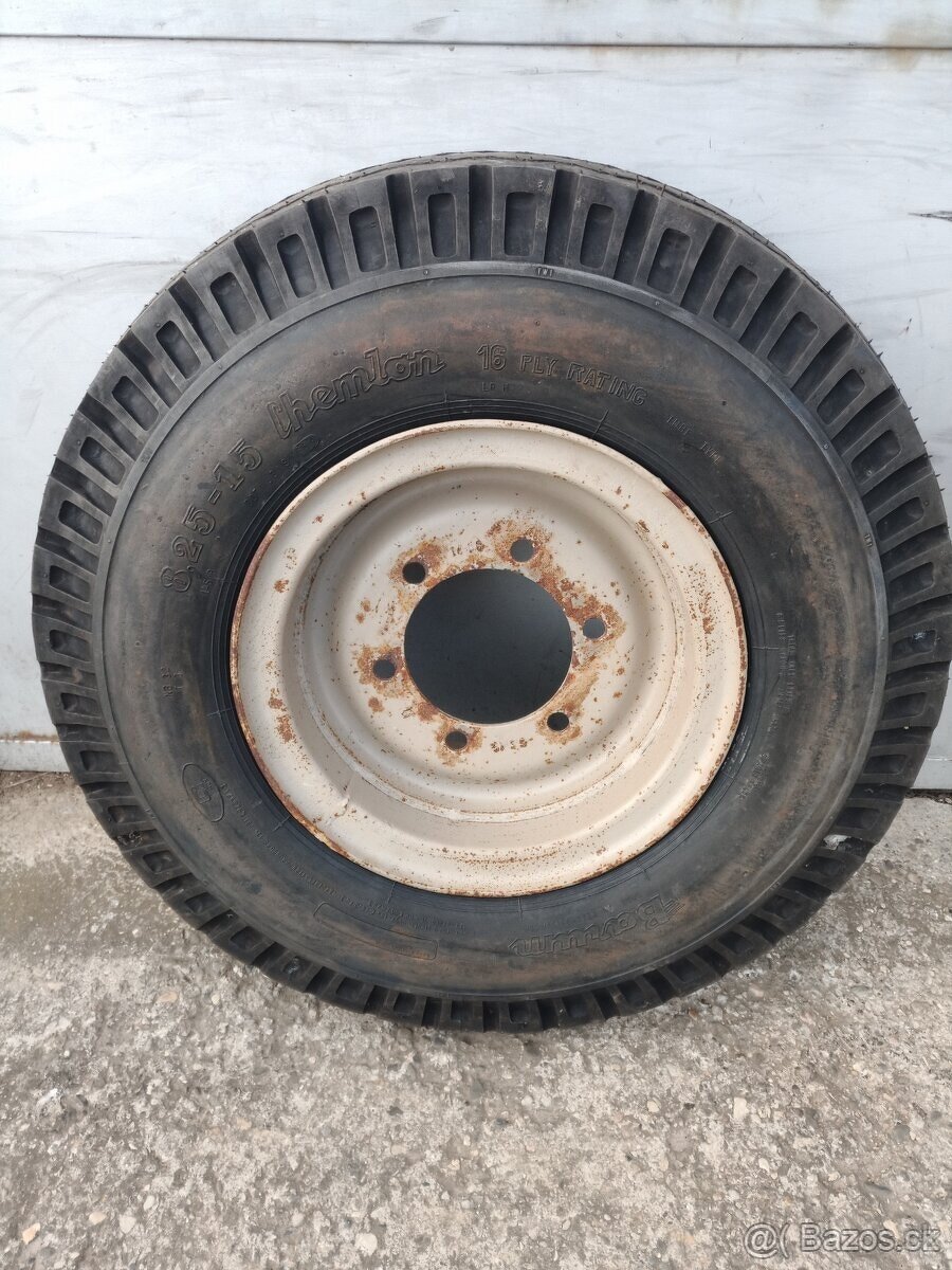 Kolesa 8,25-15,16 PR Nepoužité.Vlek,vlečka,maringotka - 7