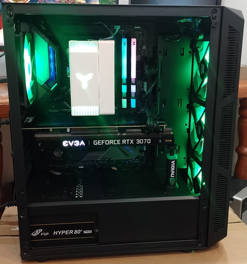 Herný PC – RTX 3070 OC 8GB+Ryzen5+NVMe+ Windows 11 Pro - 7